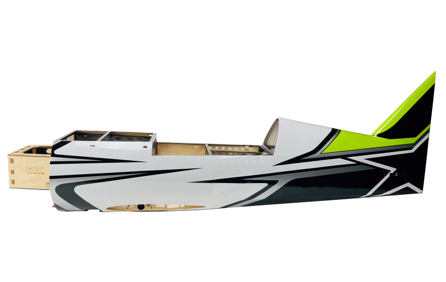 MAMBA 120 FUSELAGE WITHOUT HATCHES (GREEN) Flex Innovations